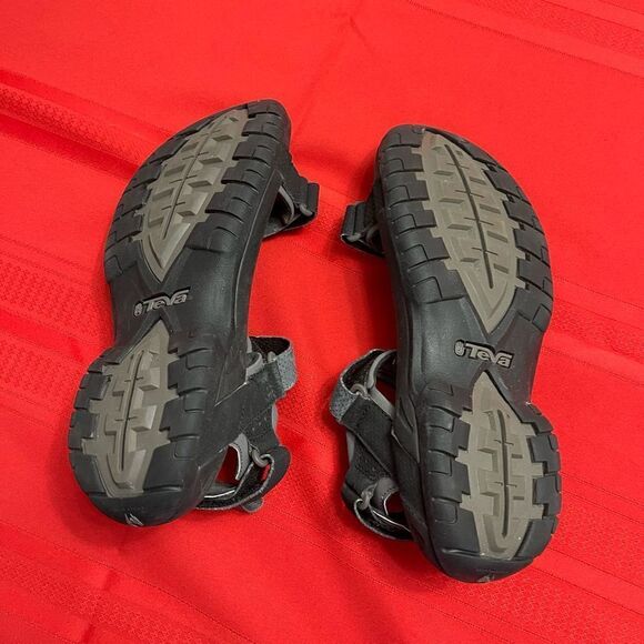 Teva Minam Black Grey Men’s Sandals Size 8 main image 5